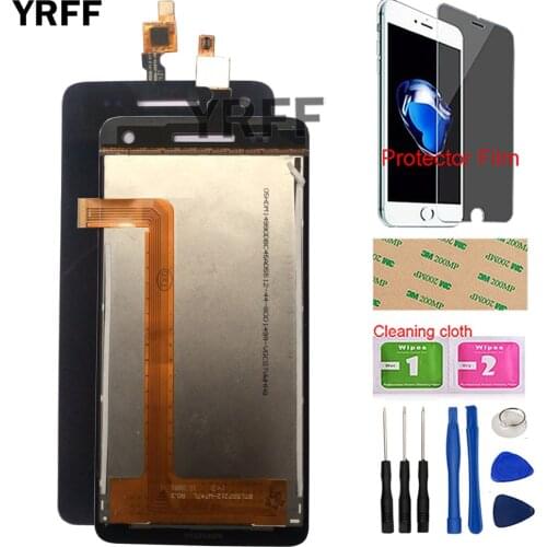 5'' Mobile LCD Display For Explay Fresh LCD Display Touch Screen Replacement Digitizer Panel Tools Protector Film