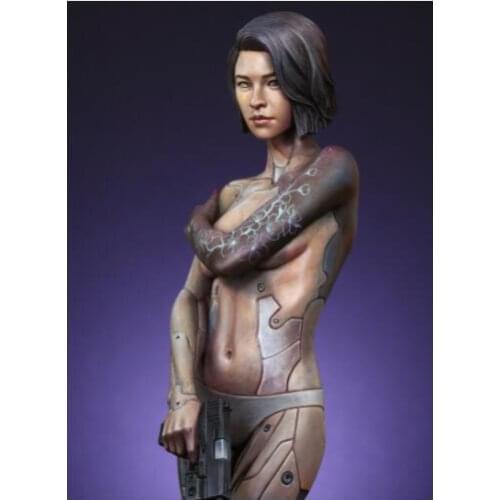 1/12 Mira woman soldier bust fantasy toy Resin Model Miniature Kit unassembly Unpainted