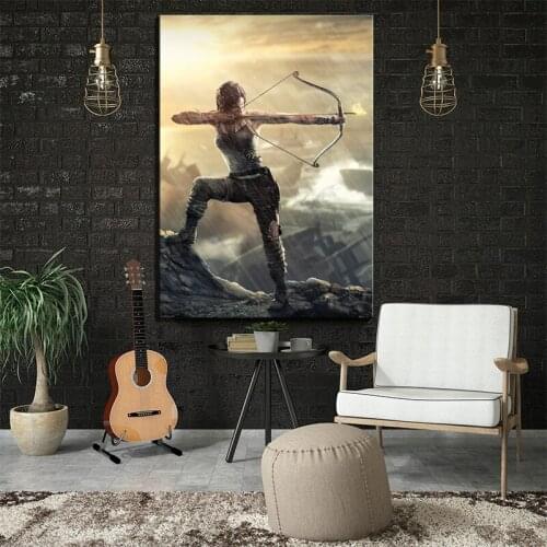 1 Piece Lara Croft Tomb Raider Poster HD Wall Picture Canvas Painting for Home Decor Wall Art
