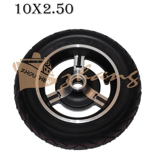 10 inch electric scooter drum brake wheel 10x2.5 electric drum with drum brake, suitable for electric scooter accessories