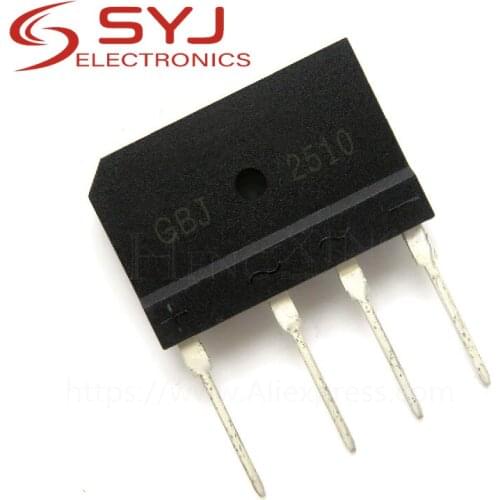 5pcs/lot GBJ2510 25A 1000V DIP-4 In Stock