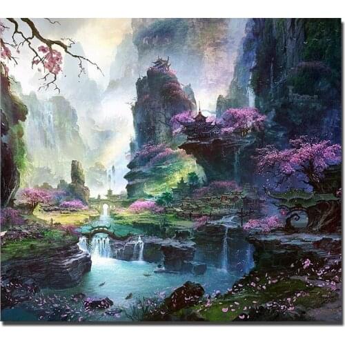DIY 5D Diamond Painting Diamond Painting Cross Stitch landscape pictures Needlework Diamond Embroidery Home Decorative BCD402