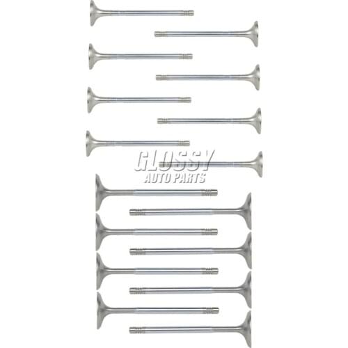 AP02 8x intake valve 8x exhaust valve set For Mercedes-Benz C/E-Class SLK 271 M271 271.861 271.820 271.860 1.8 CGI NEW
