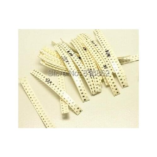 Free Shipping 1206 SMD Resistor Kit 1% 10ohm to 910Kohm 80 values*50pcs=4000pcs 10R-910K