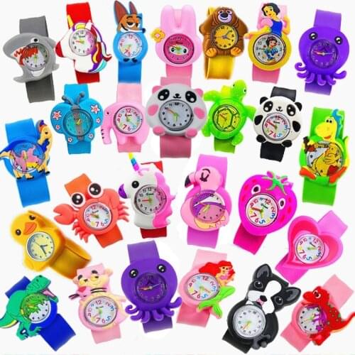 27 Animal Patterns Cartoon Toys Children Watch Students Clock Kids Electronic Quartz Watches Boys Girls 2-9 Years Old Kid Gift