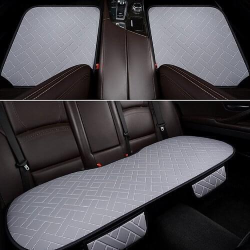 Leather Car Seats Covers Front Rear Seat Covers For TOYOTA Avalon Avensis Allion Crown RAV4 Alphard Auto Chair Protector Mat