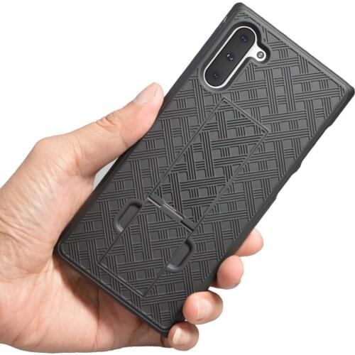 10pcs/pack Hard PC case cover For Samsung Galaxy Note 10 Pro,10 9 8 with Holster Belt Clip Full Body Heavy Duty Drop protection