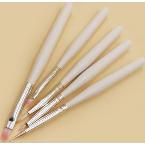 Fingerqueen Manicure Gel Brush For Nail Art 8Pcs/Set Ombre Brush For Gradient For Gel Nail Polish Painting Drawing