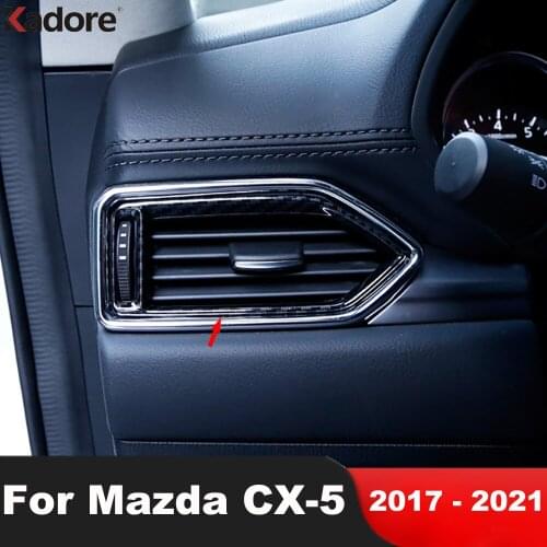 For Mazda CX-5 CX5 2017 2018 2019 2020 Interior Side Air Conditioning Vent Outlet Cover Decoration Trim AC Outlet Bezel Styling