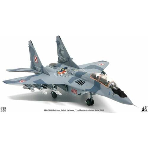 Diecast 1:72 Scale MiG-29UB Fighter Model Toy Polish Air Force Static Simulation Product Aircraft Airplane Model Toy Collectible