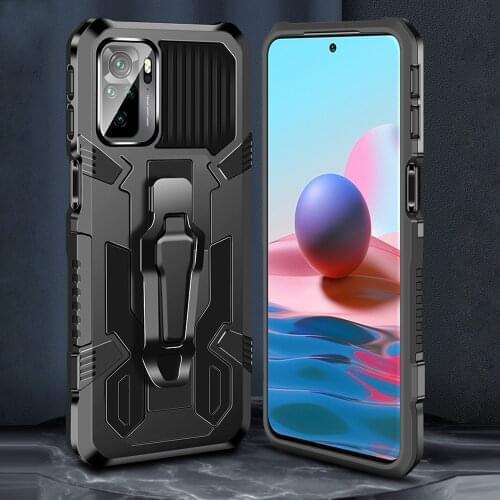 Metal Back Clip Armor Shockproof Fundas TPU Bumper Cover for Samsung Galaxy S21 FE Fan Edition S21FE Case Stand Coque Shell