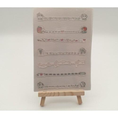 Doll note Transparent stencel for DIY Scrapbooking/Card Making photo album decorative