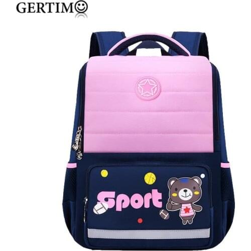 Children School Bags For Girls boys Kids Cartoon Bear Primary School Backpacks Waterproof Orthopedic Schoolbags Mochila Infantil