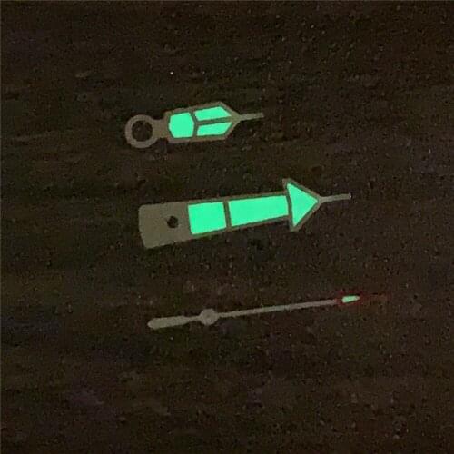 Super Green Luminous Watch Hands for NH35 NH36 Automatic Mechanical Movement Repair Parts