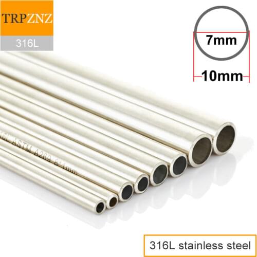 316L stainless steel tube,10x1.5,OD10mm,wall 1.5mm,seamless Bright inside and outside,Sanitary pipe,laboratory,food,Gas transmis