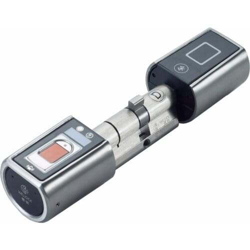 Free Shipping New Design L5SR-Plus Home Intelligent Smart Cylinder Bluetooth Electronic Fingerprint Cylinder Digital Door Lock