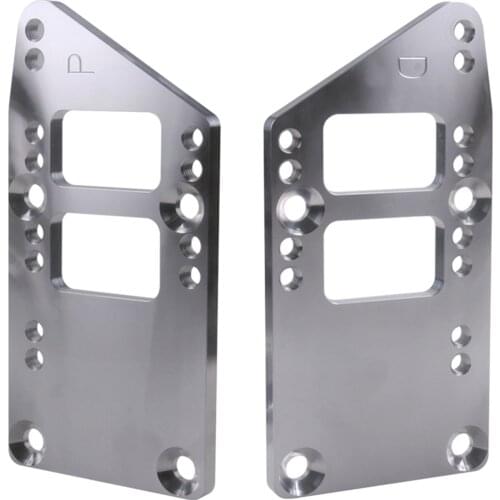 High Quality LS Engine Mounts Billet Aluminum LS Adapter Plates Kit LS Conversion Mount for Chevelle Camaro Nova