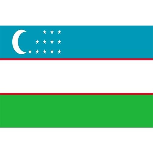 Yehoy hanging 90*150cm Republic of Uzbekistan Flag For Decoration