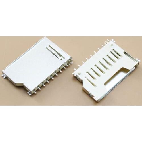 YuXi Best price New Iron cover SD card socket tray slot reader holder connector.1pcs/lot