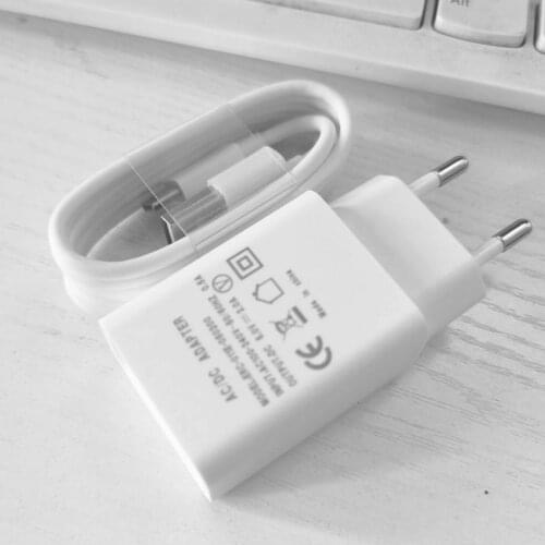 5V 2A USB Charger Plug adapter For Asus Zenfone 4 ZE554KL ZS620KL ZS630KL Oppo A52 Honor 9 8X 7A Phone Type C Micro Charge Cable