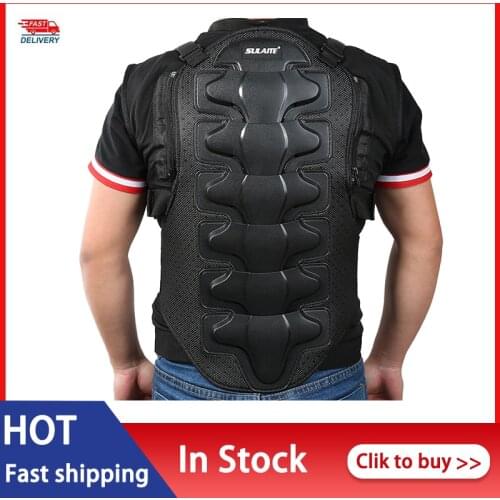 Motorcycle Body Armor Jacket Men Motorbike Armor Motocross Spine Chest Shoulder Protection Motorcycle Back Protector Gear