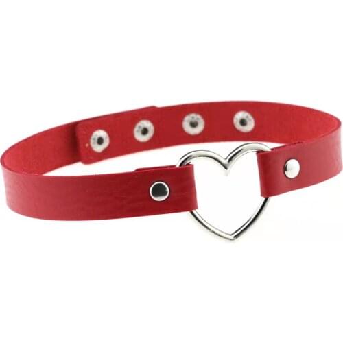 Punk Gothic Belt Choker Necklaces for Women Leather Collar Studded Rivet Leather Goth Sexy Girl Necklace Chocker Jewelry