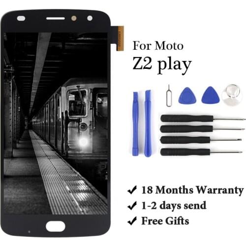 AAA LCD Display For Moto Z2 Play XT1710-01/07/08/10 1920*1080 Touch Screen Digitizer Assembly Replacement 5.5" For Moto Z2 Play