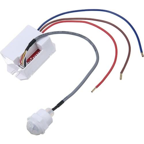 220-240V/AC 360 Degree Recessed PIR Ceiling Occupancy Motion Sensor Detector Light Switch For Toilets Bathrooms Stairs