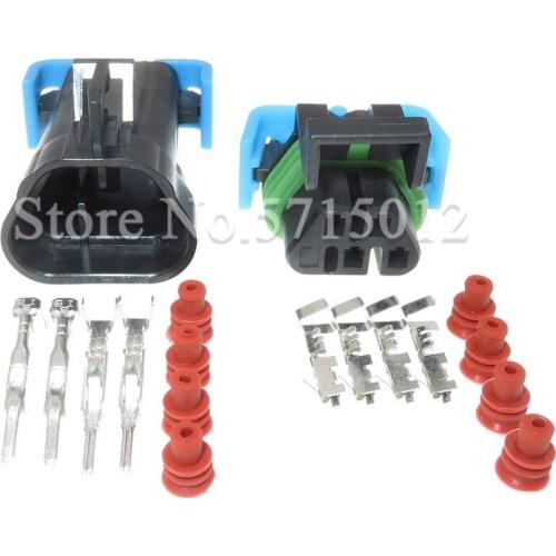 4 Hole 12146047 12092839 Automotive Oxygen Sensor Plug Waterproof Female Male Cable Sockets For BUICK Regal Cruze