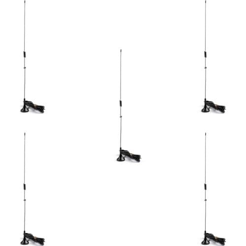 Artudatech 5Pcs UT-106 SMA-Male DUAL BAND Radio Antenna For Baofeng UV-3R For TYT THUV3R