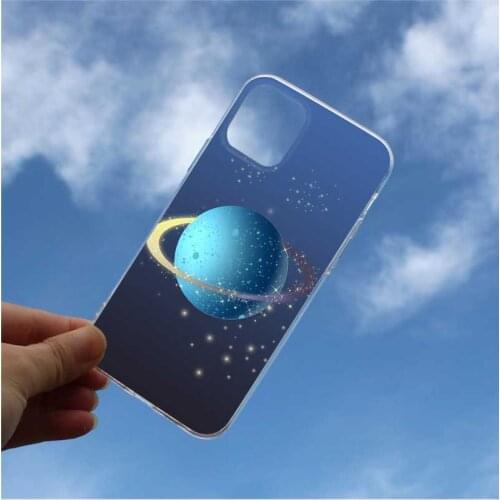 Blue universe planet Case For iPhone XR XS Max X 11 Pro Cases Phone Cover For iPhone 7 8 7Plus 8Plus 6S 6Plus SE 2020 Shell Capa