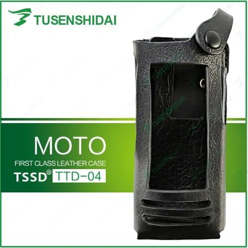 Two Way Radio Intercom Carry Leather Bag for MOTOTRBO/XIRP8260/XIR8268/DP3600/ DP3601/XPR6500/XPR6550