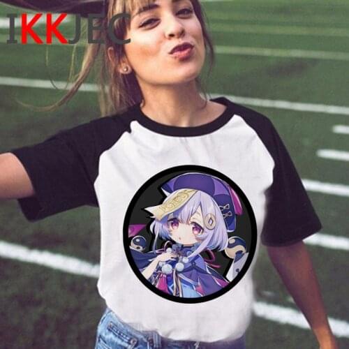 Genshin Impact tshirt top tees female plus size harajuku kawaii harajuku couple tumblr clothes kawaii