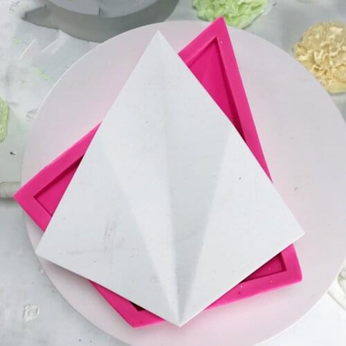 Geometric Cement Silica Mold Wall Desktop Decorating Silicone Mold