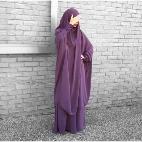 Eid Hooded Muslim Women Hijab Dress Prayer Garment Jilbab Abaya Long Khimar Full Cover Ramadan Gown Abayas Islamic Clothes Niqab