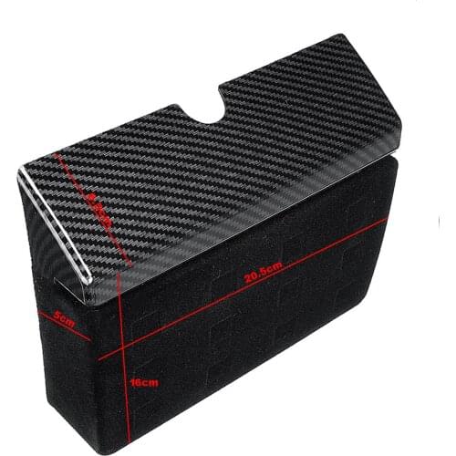 For Tesla Model X Model S 2012 2013 2014 2015 2016 2017 2018 Carbon Style Center Console Storage Box Drawer Tray