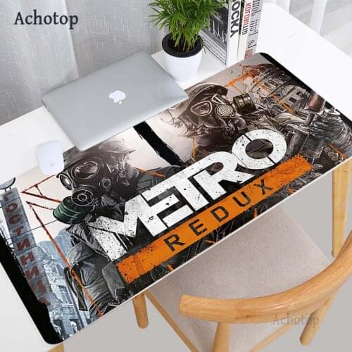 Metro 2033 Mouse Pad 900x400x2mm Mats Personality Computer Mouse Mat Gaming Wrist Rest Large Mousepad XL Keyboard Games PC Gamer