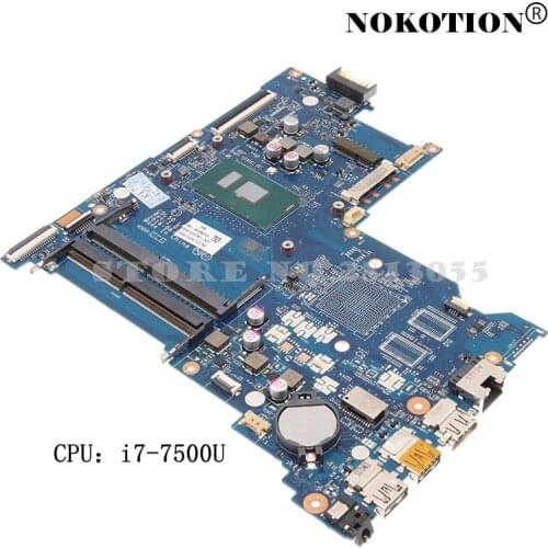 NOKOTION CDL50 LA-D707P Laptop Motherboard For HP 15-AY 15-AY180TX 914598-601 914598-001 914598-501 i7-7500U CPU DDR4
