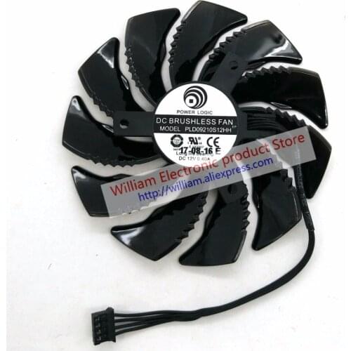 Original for Gigabyte GeForce GTX 1070 Mini ITX Graphics card fan PLD09210S12HH DC12V 0.40A diameter 86mm pitch 40*40*40mm
