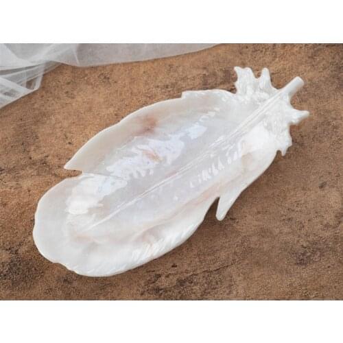 Feather Plate Epoxy Resin Mold Dish Tray Silicone Mould DIY Crafts Casting Tool A0NF