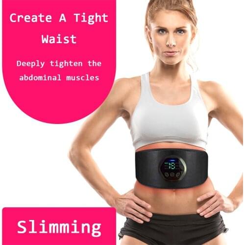 Slimming Belt With Muscle Training Massage Function Weight Losing Health Care Function Massager Fitness Device With 6 Modes