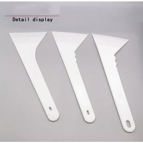 Professional window tinting tool.White Quick Foot Squeegee With Long Handle and Edge For Window Film Install k41