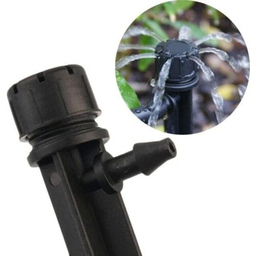 Adjustable Water Flow Irrigation Drippers on Stake Emitter Drip System automatic watering irrigation supplies Hot 2pcs