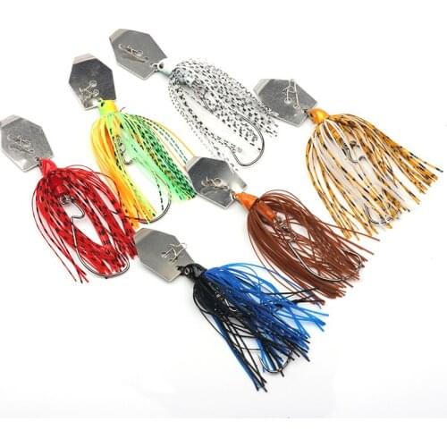 Rompin 12g Jig Hook Spinner Baits Chatterbait Wobbler HAMMER Chatter bait Lures Bladed Skirted Swim Jigs Bass Baits Fishing Lure