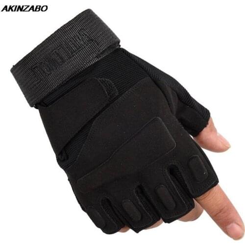 Outdoor Tactics Half-finger Tactical Gloves Camping Army Military Mittens Riding Combat Training Fingerless Bike Bicyle Gloves