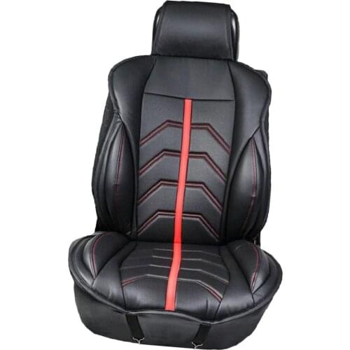 Universal Front Single PU Car Seat Headrest Cover Protection Easy to Wipe
