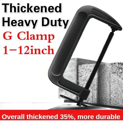 Thickened 1-12 inch Heavy Duty G Clamp Heavy Duty Metal Carpenter Handyman Vise Grip Woodworking fixture Woodworking Tool