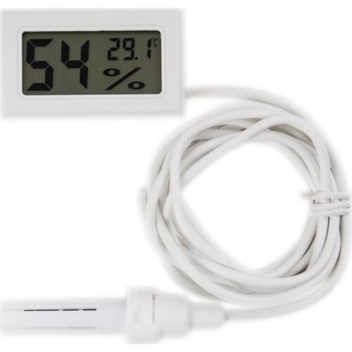 Indoor / Outdoor Mini LCD Digital Thermometer Hygrometer Temperature Temperature Sensor Humidity Meter Gauge Instruments Cable