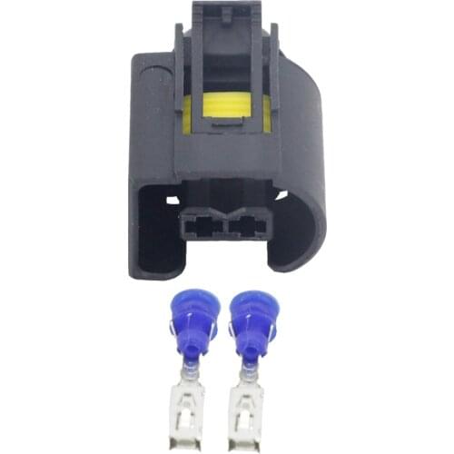 2 Pin Waterproof Automotive Connectors 2 Holes For BMW Plug With Side Wall DJ7025-3.5-21