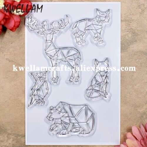 Animal Deer Owl Scrapbook DIY photo cards rubber stamp clear stamp transparent stamp 10x15cm KW8041350